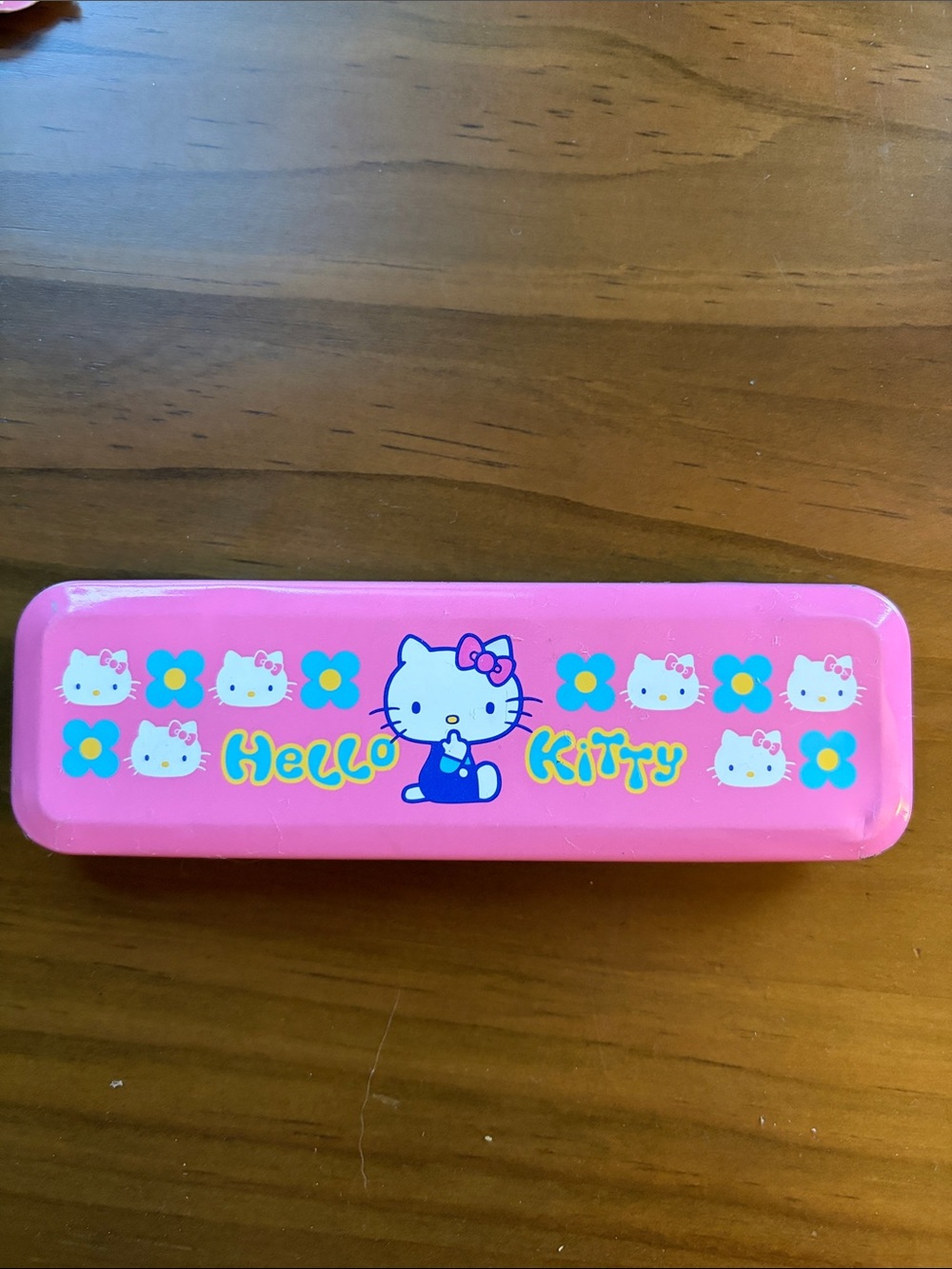 Hello Kitty Pink Tin Mini Pencil Case